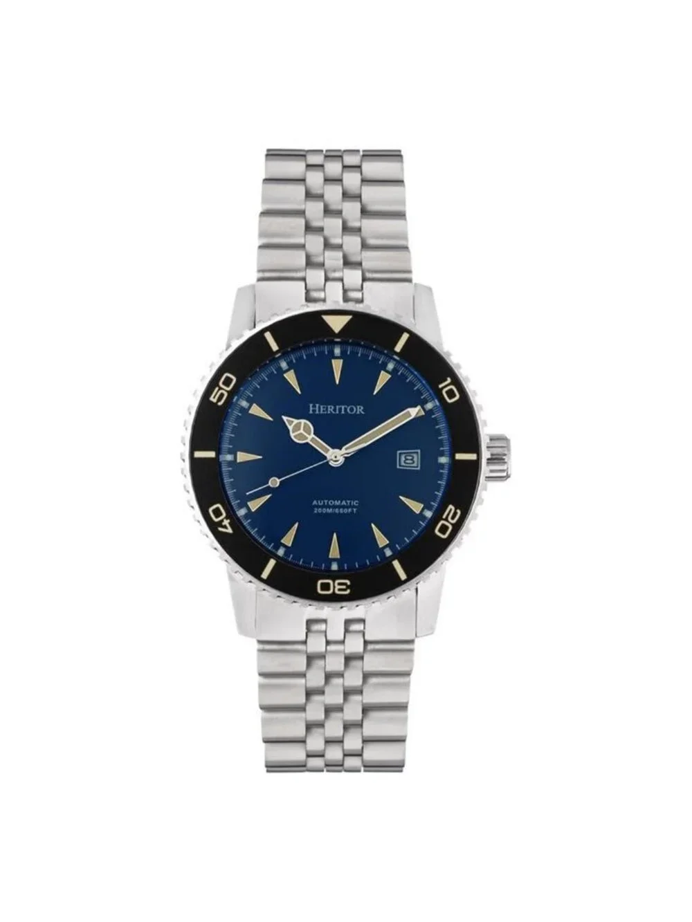 NWT Heritor Hurst Blue Dial Men's Automatic Watch